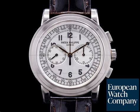 Patek Philippe Chronograph 5070 White gold White 2007 United 